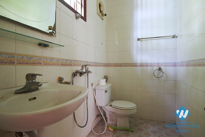 A large three-floor house for rent in AU Co st, Tay Ho